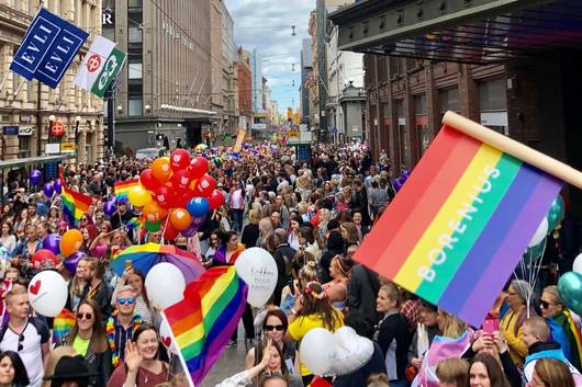 Pride parade 2019 in Helsinki